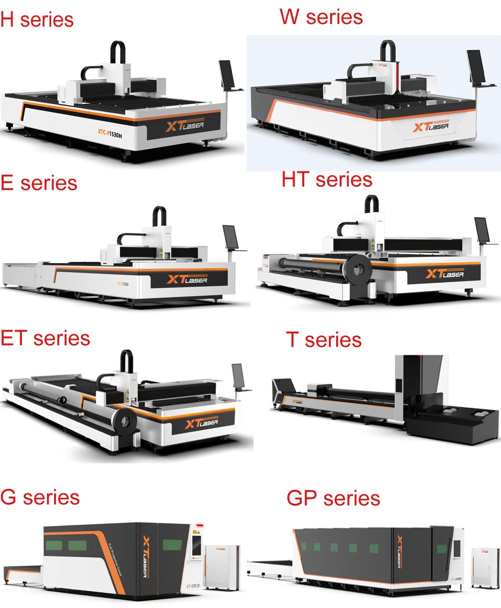 Xt Laser Ss CS Copper Aluminum Iron CNC Fiber Laser Cutter Sheet Metal / Laser Cutting Machine 2 Kw 3kw 1000W 2000W 4kw 6kw Price