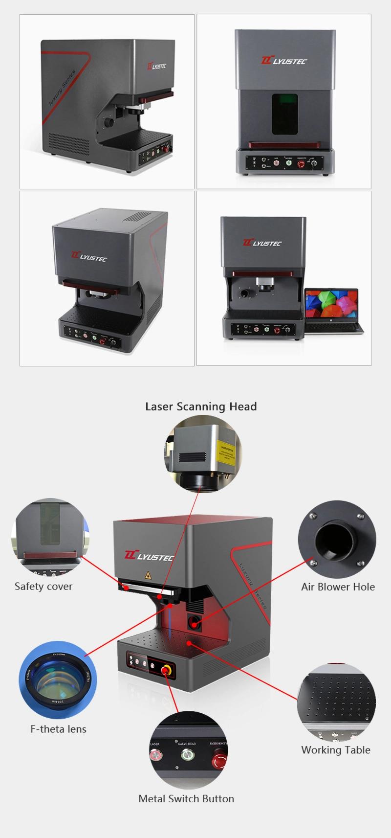 20W 30W 50W Fiber Laser Marking/Fibre Laser Engraving Machine/ Mini Jewelry Laser Marker