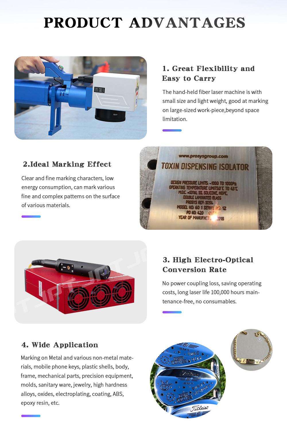 Hangheld Laser Marking Engraving Machine Portable Laser Engraver Marker