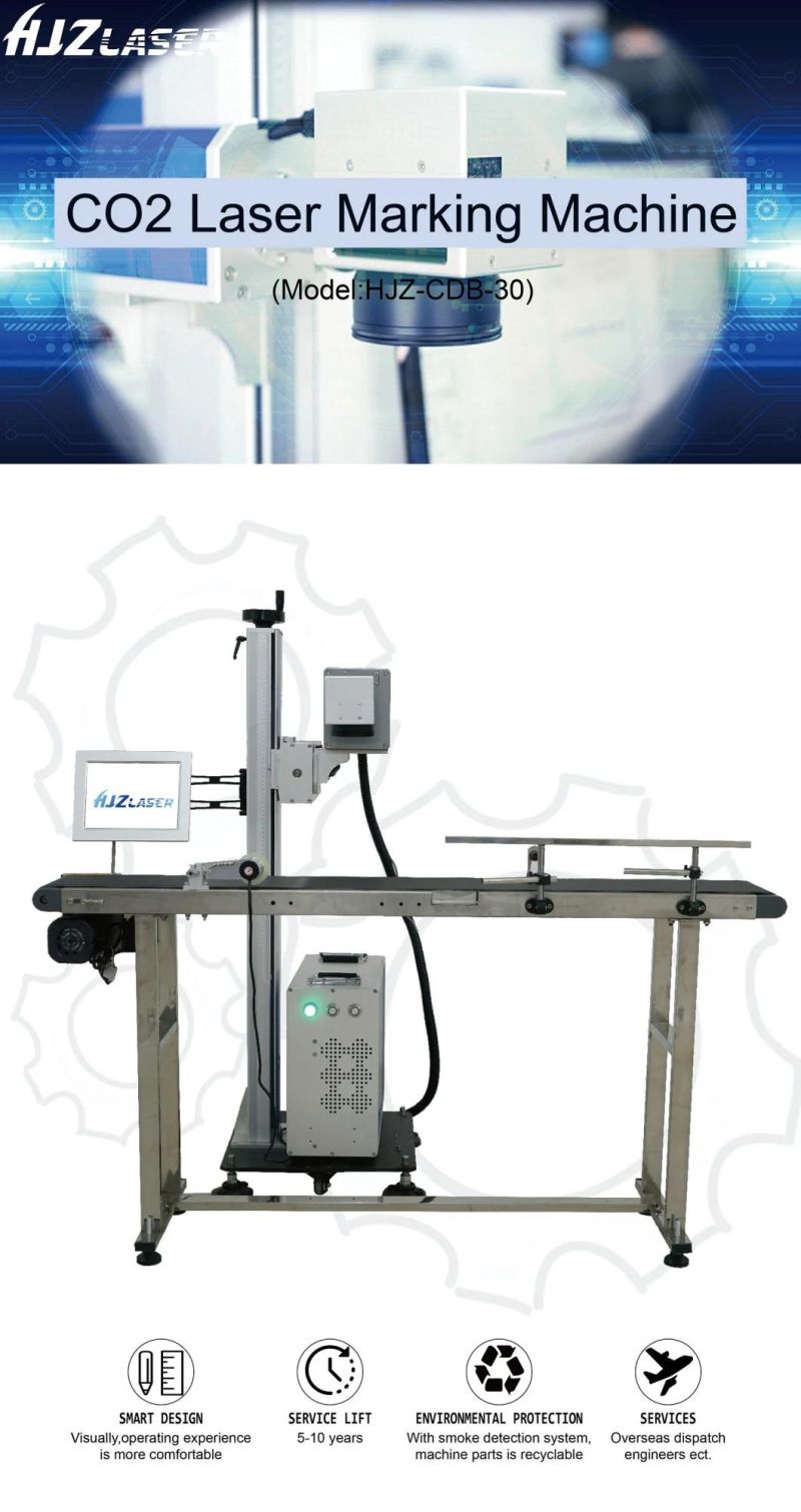 CO2 Flying Fission Combination Laser Marking Equipment Printing Machine