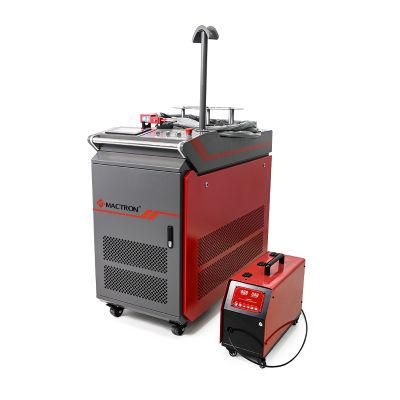 Convenient Hand-Held Fiber Auto Feeding Alloy Steel 1070 Nm 1500W Continuous Laser Welding Machine