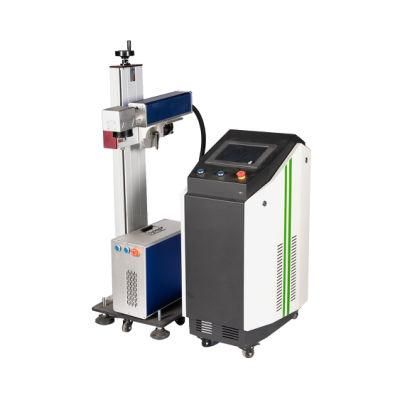 50W Cable Tube Plastic CO2 Laser Metal Tube Marking Machine for Production Line