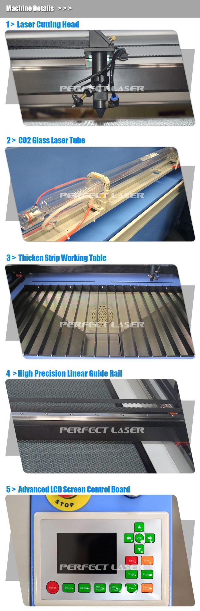 100W Cheap CO2 Laser Cutter Acrylic Wood MDF Plexiglass Laser Engraving Machine