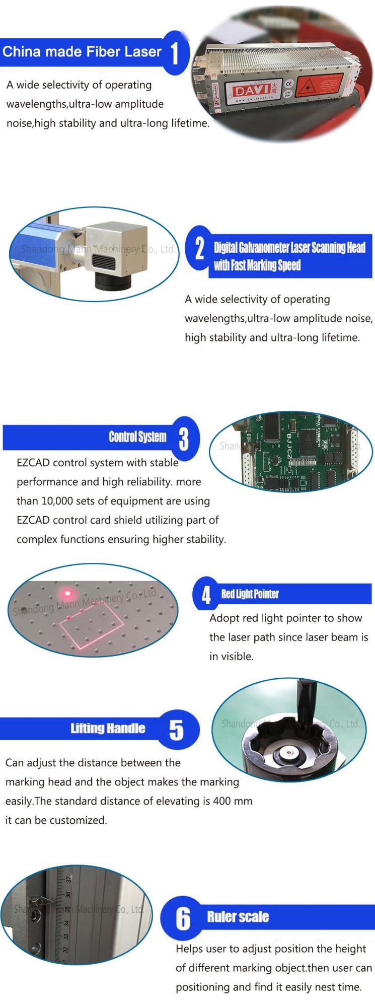 30W 55W 100W CO2 Laser Marking Machine for Plastic Wood Acrylic Leather and Other Non-Metallic Materials