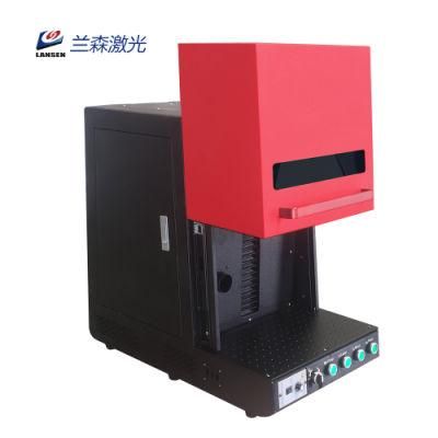 CE Approved 30W Fiber Mini Enclosed Laser Marking Machine for Metal