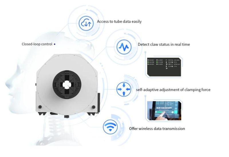 Ultra-High-Speed Multi-Touch Control System+Intelligent Digital Chucks Tube Laser Cutting Machine