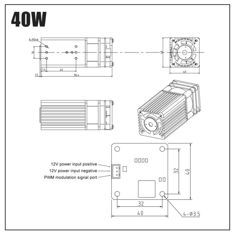 100cm Area Laser Engraver with 80W Laser for Acrylic