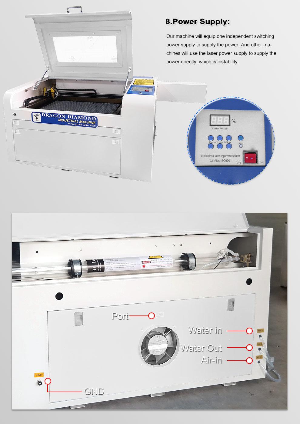 OEM Customized Color and Design Laser CNC CO2