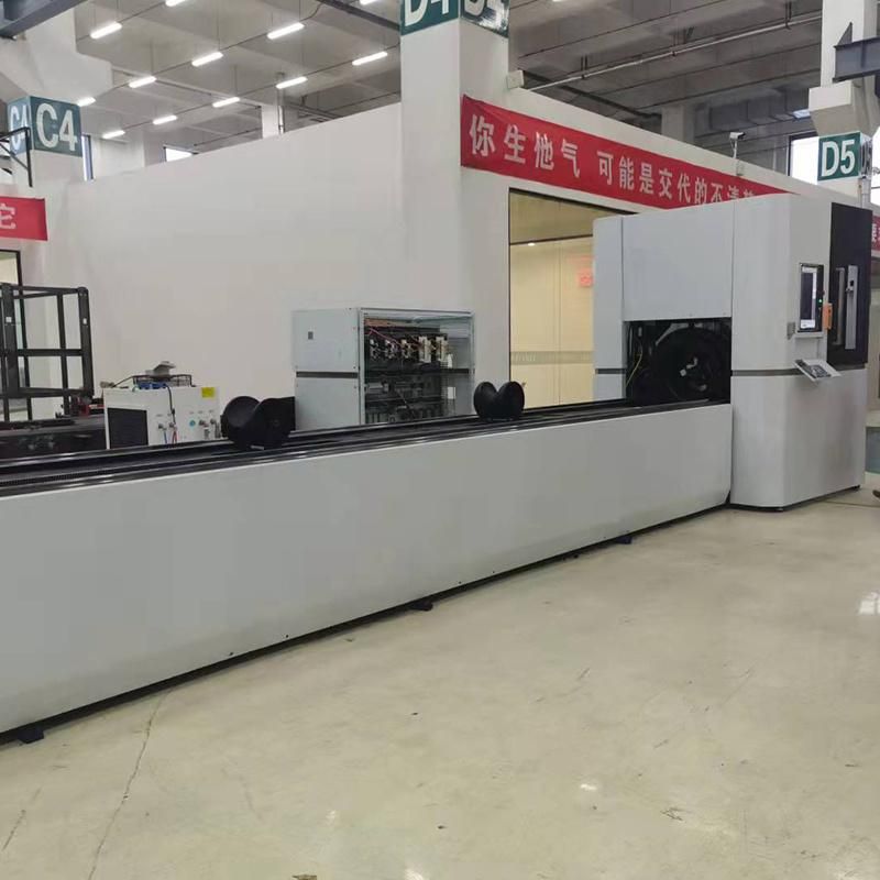 6000mm Tube Fiber Laser Cutting Machine Stainless Steel Price