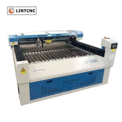 Steel Cutter CO2 Two Heads Laser Cutting Machine 1300*2500mm for Metal MDF Wood