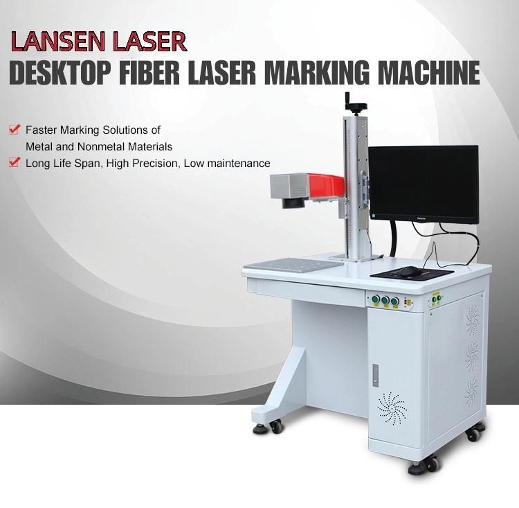 Fiber Desktop Raycus 50W Laser Marking Machine for Jewelry