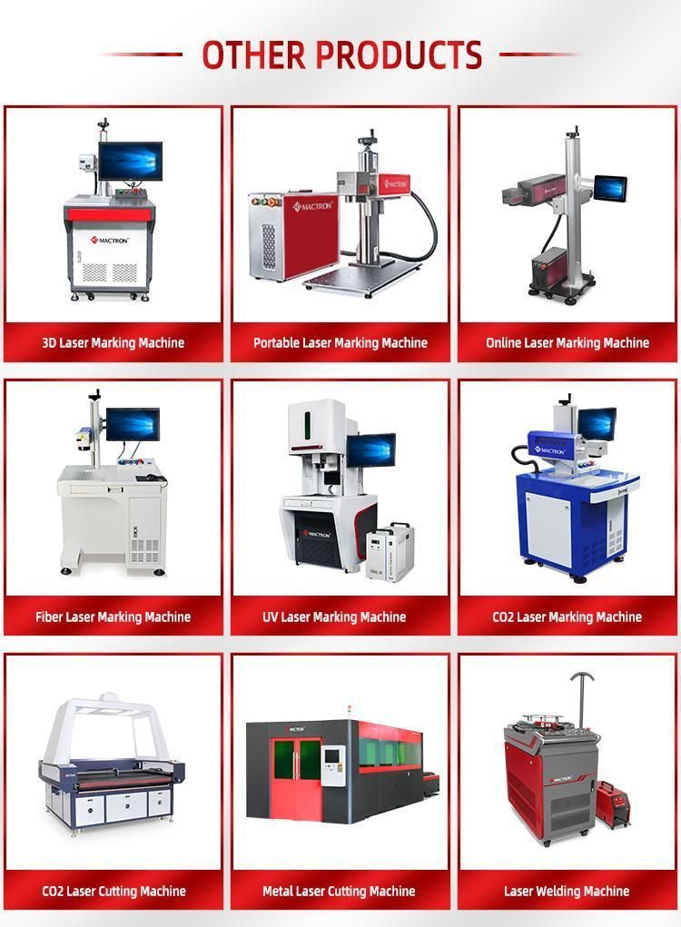 Raycus 20W 30W Metal Materials Fiber Laser Marking Machine