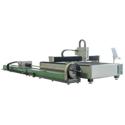 3015 CNC Metal Pipe Fiber Laser Cutting Machine with Rotary for Round and Square Metal Pipe