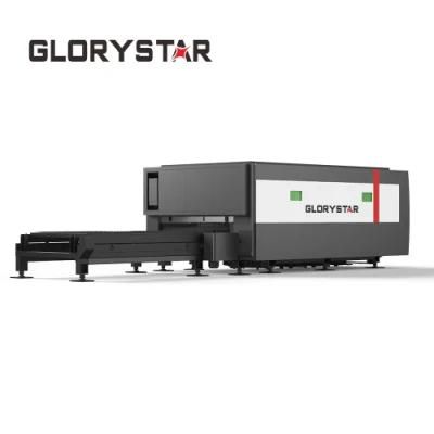 Packaged by Plywood Optional Glorystar Fiber Metal Laser Cutting Machine