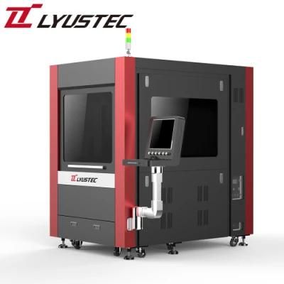 Fiber Laser Cutting Machine with Safefy Cover for Sheet Metal.