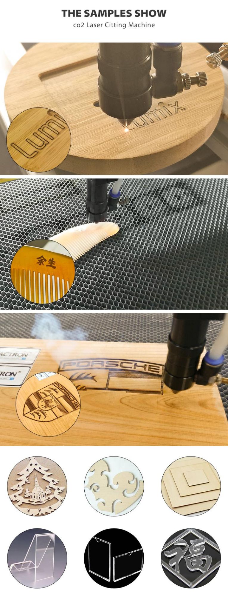 Wood Furniture CO2 Laser Cutting Machine