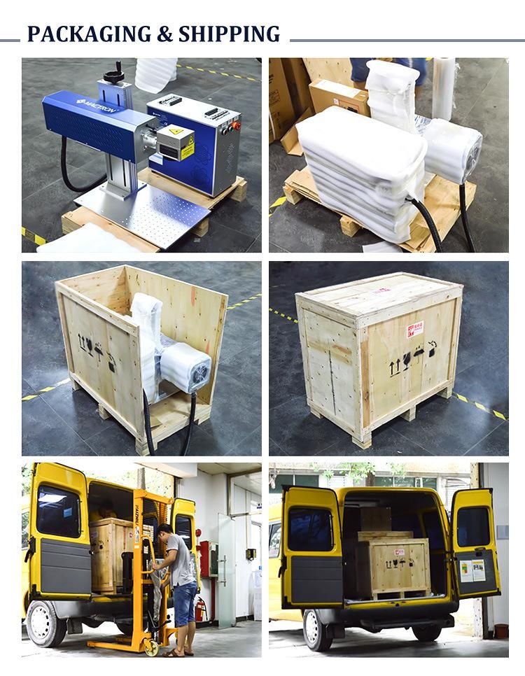 30W 50W 70W 100W Deep Engraving 3D Fiber Laser Marking Machine