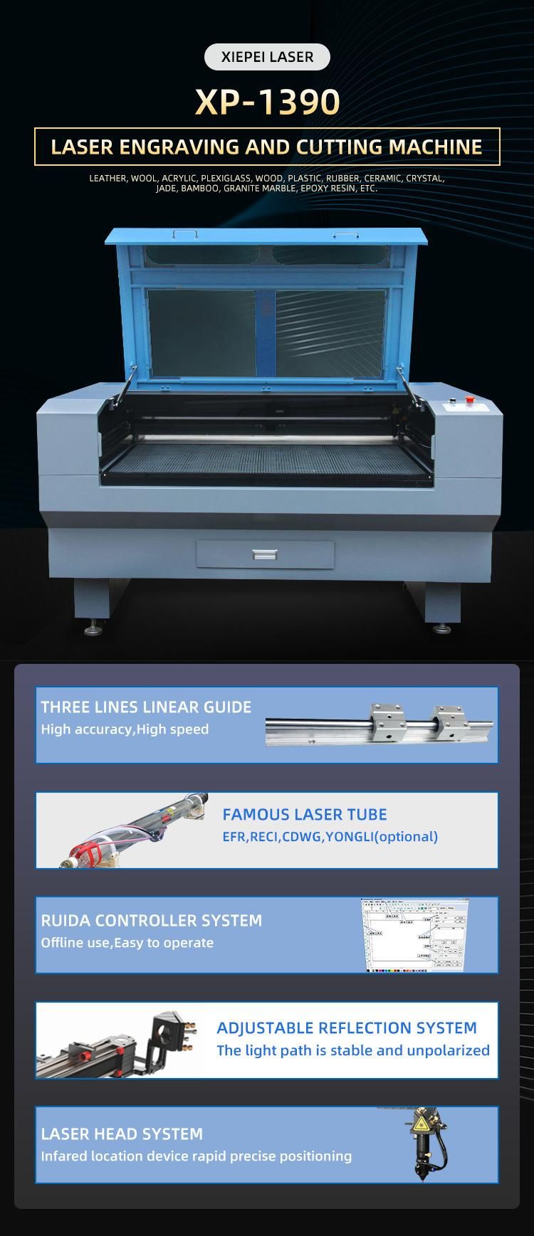 High Speed Ruida Control CO2 Laser Cutting and Engraving Machine