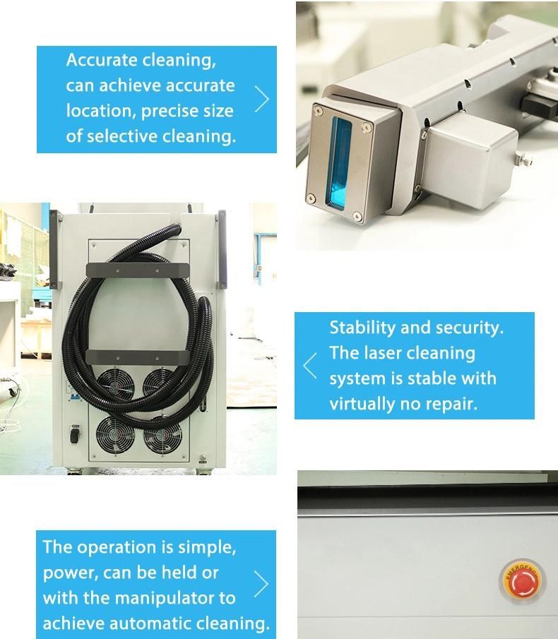 Arcsec Laser Customized Rust Removal/Paint Stripping/Oil Stains CNC Laser Cleaning Machine