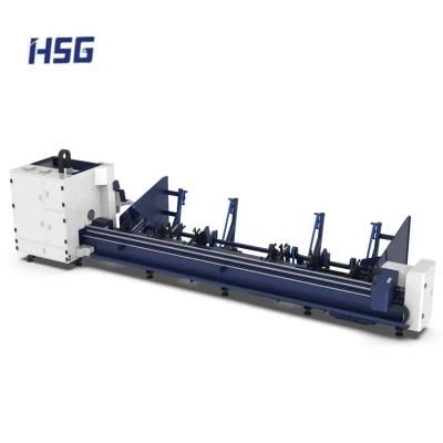 China Biggest Supplier of Ipg Power Source Laser Cutting Equipment for Round Square Rectangle Pipes and Tubes