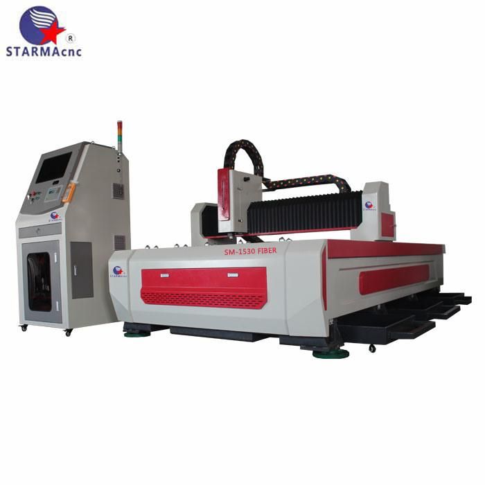 Jinan 1500W Raycus Stainless Steel Tube CNC Fiber Laser Cutting Machine