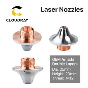 Cloudray Amada Type B Fiber Laser Nozzles Double Layer Chrome-Plated