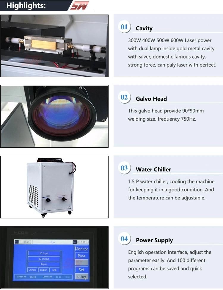 iPhone Battery Pack Laser Spot Welding Machine YAG Laser Welding Machine