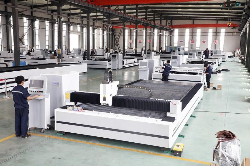 10mm Aluminum Metal Shape Cutting Ipg Raycus CNC Fiber Metal Laser Cutting Machine Price