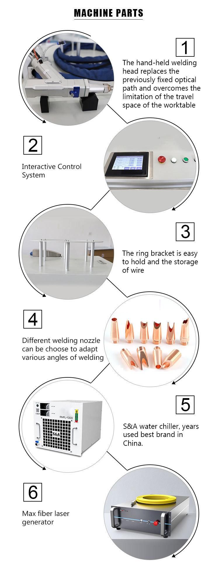 Manufacturer Outlet Promotion Three in One Laser Head Continuous Fiber Laser Welding Machine