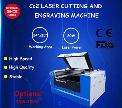 Redsail Reci80W CO2 Laser Cutting and Engraving Machine with Honeycomb Table for Clothes Wood