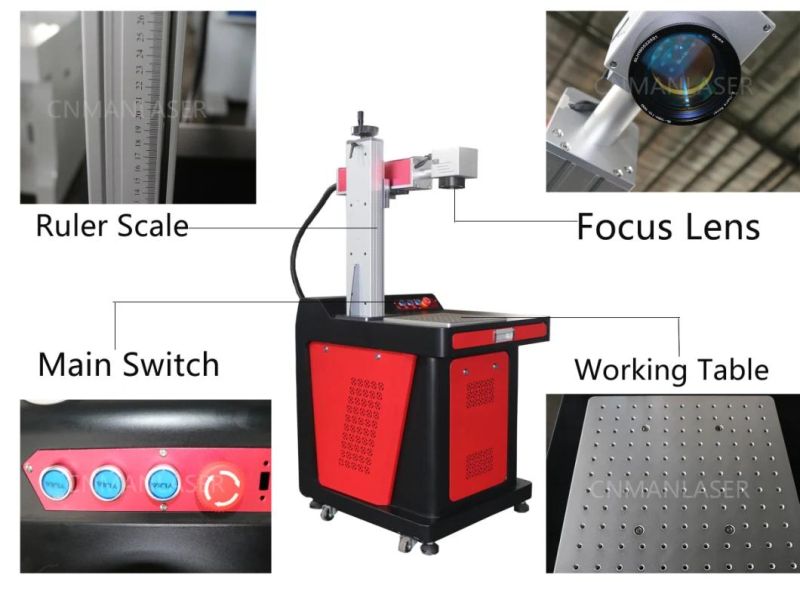 Keyboard Serial Numbers Desktop 50W Fiber Laser Marking Machine in India