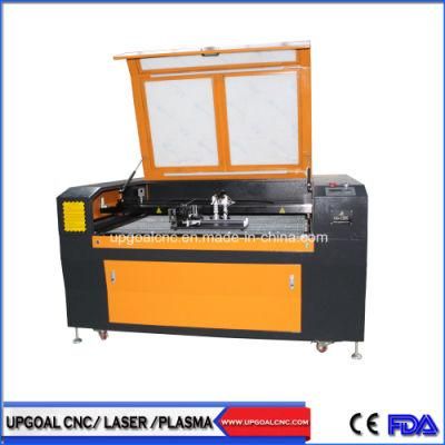 Cheap Stainless Steel &amp; Solid Wood CO2 Laser Cutting Engraving Machine with Double Heads 1300*900mm