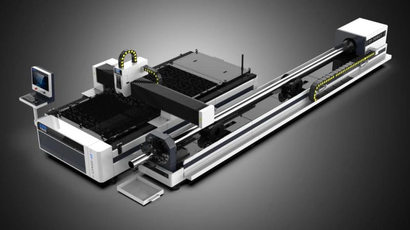 2000W Double Table Auto Chuck Laser Cutter Steel Metal Tube Pipe Sheet Flat Plate 3015 CNC Fiber Laser Cutting Machine Price