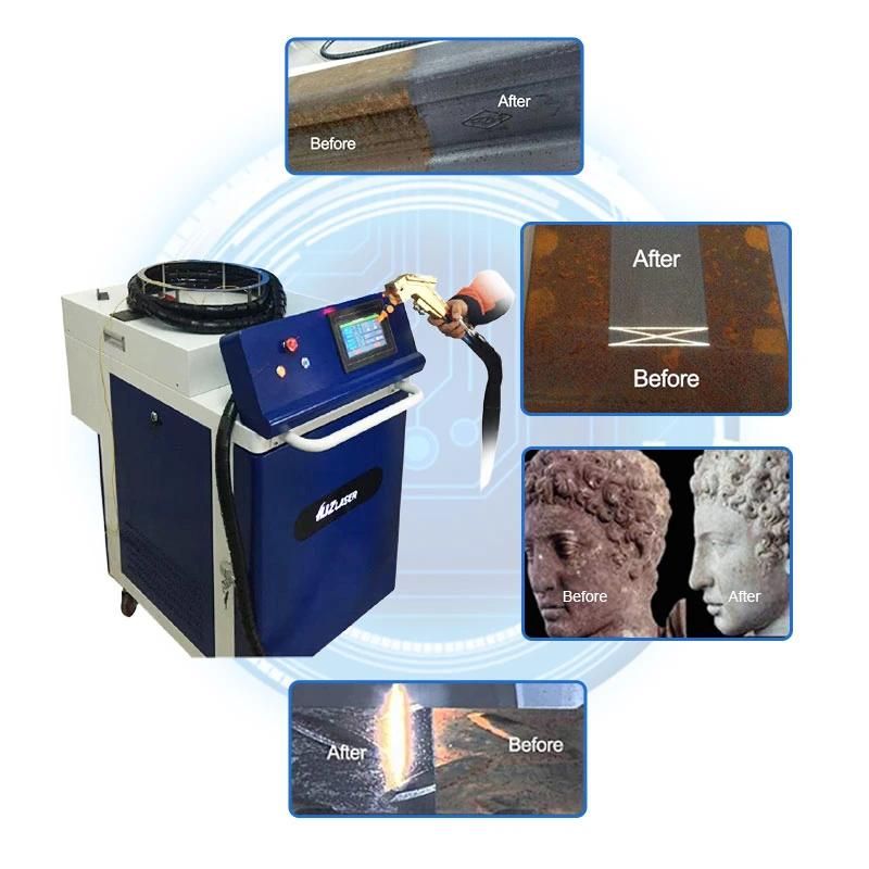 1000W 1500W 2000W Raycus Max Jpt Fiber Source 3 in 1 Welding Cleaning Cutting Handheld Fiber Laser Welding Machine for Metal Stainless Steel Aluminum