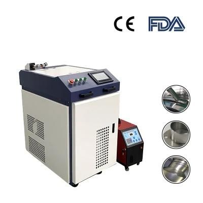 1000W 1500W Fiber Source Handheld Laser Welder Machine