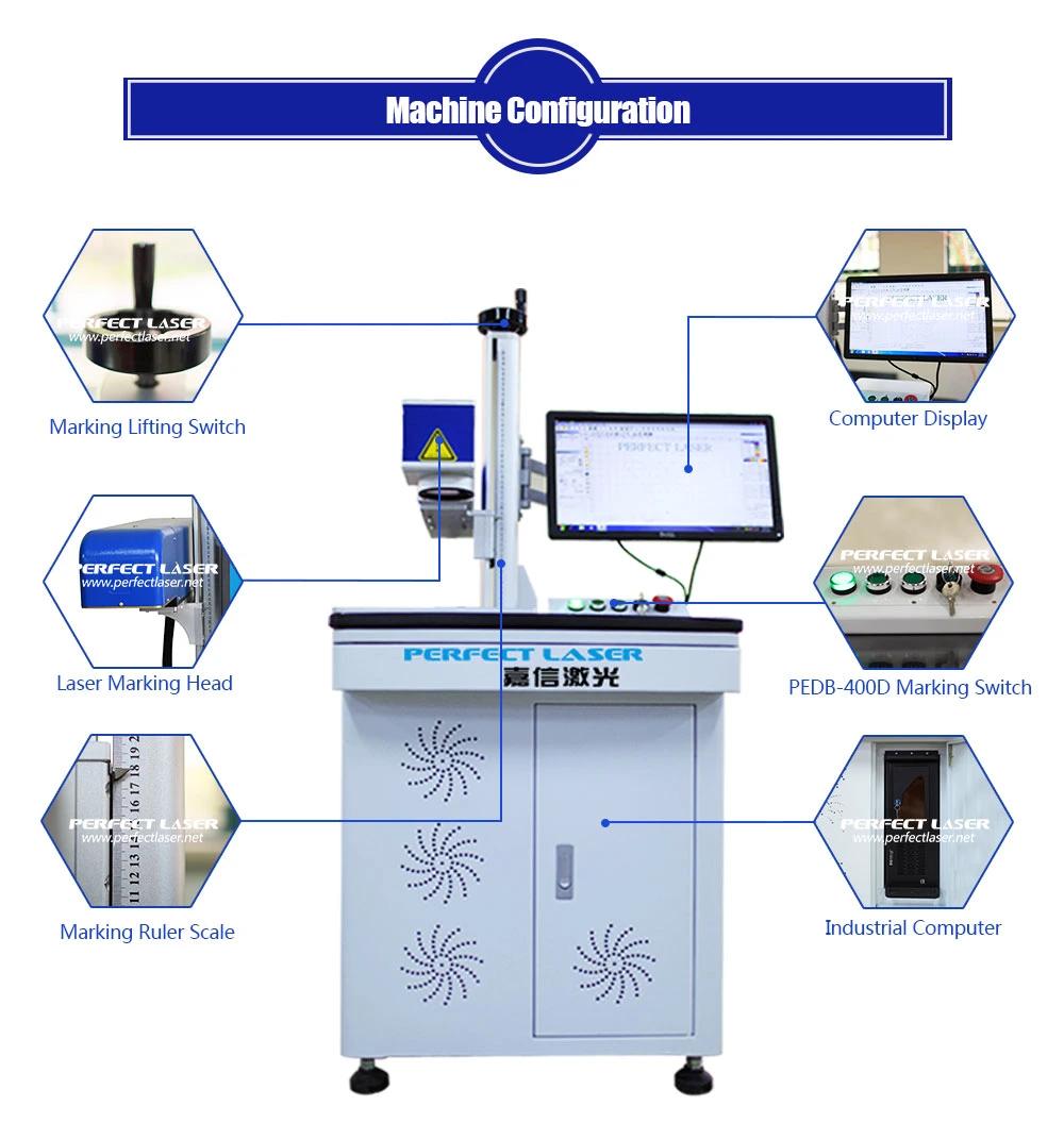 High Speed Mobile Phone Shell Jewelry Fiber Laser Marking Machine for Sale