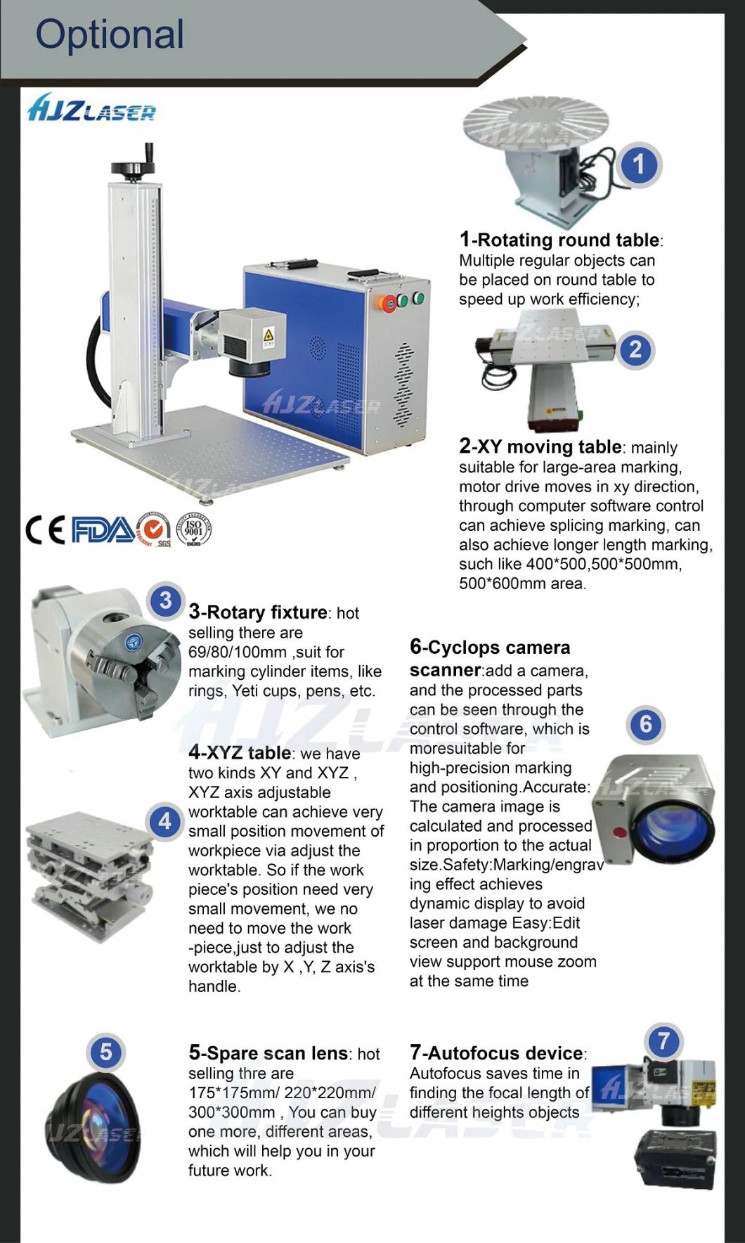 Cheap Jewelry Engraving Pigeon Ring Marker Fiber Laser Marking Machine Small Business Ideas