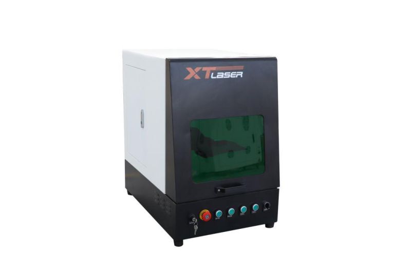 Enclosed Fiber Laser Marking Machine with Metal Like Stainless Steel etc,