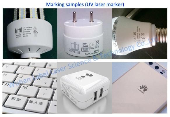 3W/5W Desktop/Portable Type UV Laser Marking Machine for Phone Charges/Shell