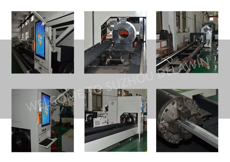 Double-Chuck CNC Pipe Fiber Laser Cutting Machine/ Tube Cutting Equipment