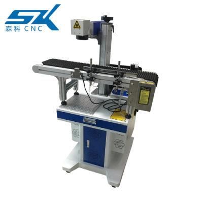 Hot Selling Pen Belt Conveyor Desktop Fiber Laser Marking Machinery