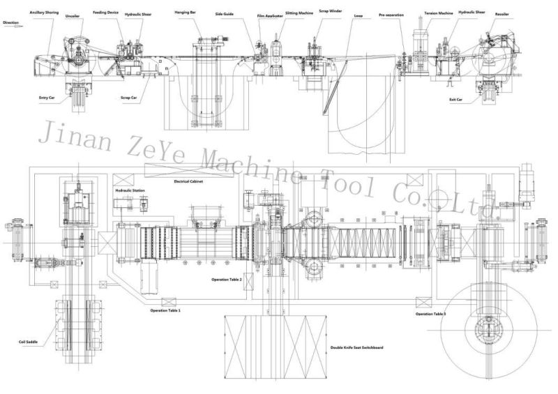 High Speed Hydraulic Aluminum Coil Slitting Line /Stainless Steel Slitter Line