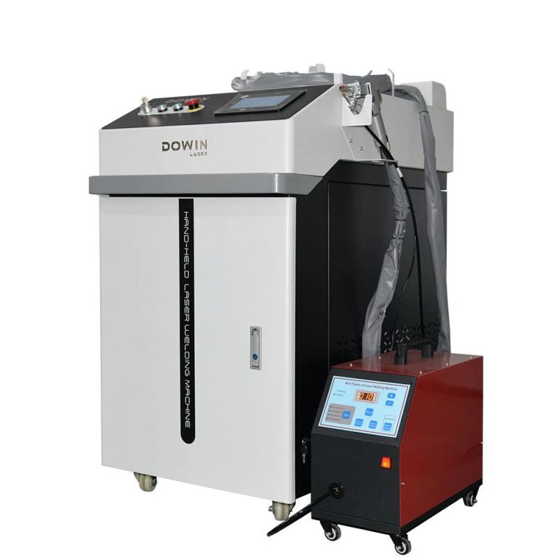 Hand Held Fiber Laser Welding Machine 2000W 1000W Sheet Metal Stainless Steel Metal Plate Mechanical Sheet Metal Metal Advertising Word Welding Welder Machines