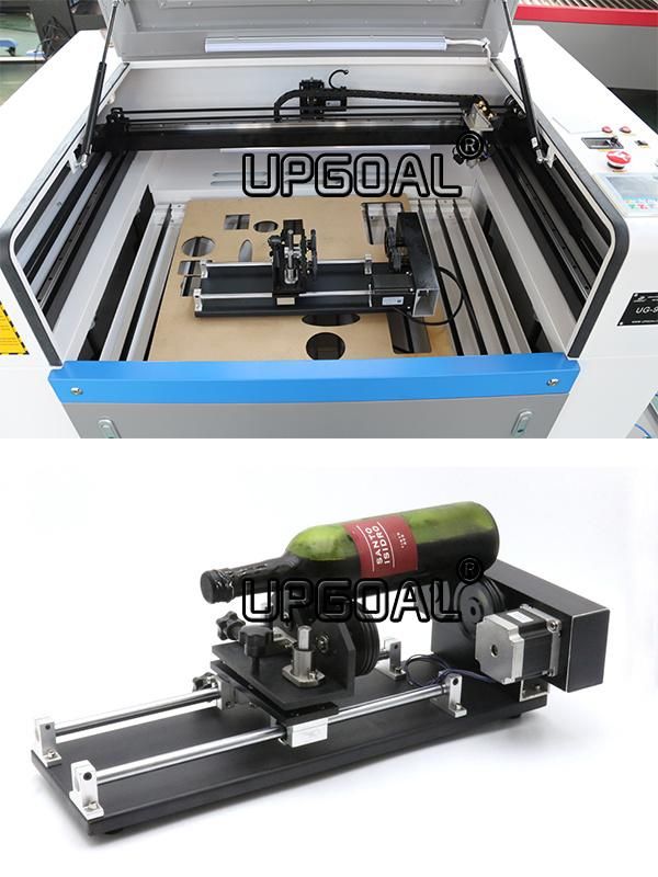 Small 90W Non-Woven Fabric /Nonwovens CO2 Laser Cutting Machine 900*600mm