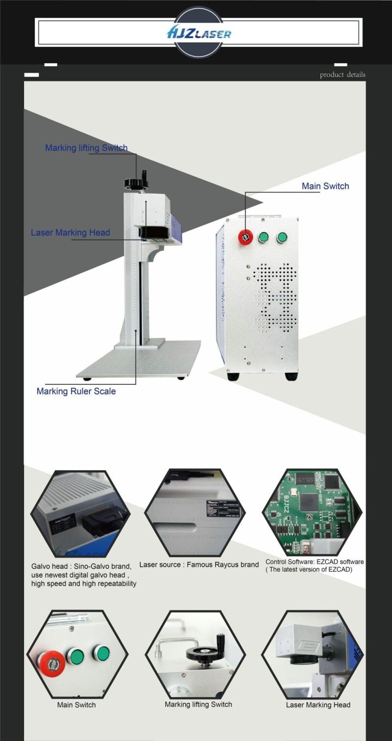 Expiry Date Fiber Laser Marking Coding Machine on Plastic Package