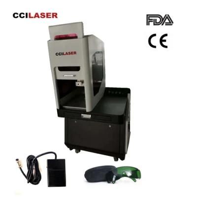 FM-50hc 20W 30W 50W 100W Enclosed Fiber Laser Marking Machine with Protection Cover