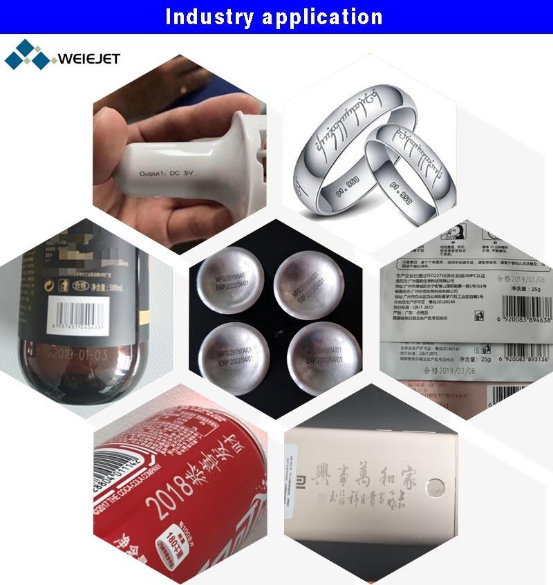 20W Fiber Laser Marking/Cutting Machine for PVC/Industiral Product Coding/Battery/Matel