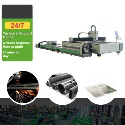 3000W Carbon Fiber Laser Cutting Metal Tube Machine Bcam