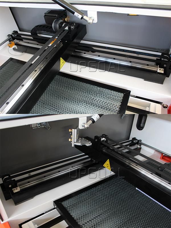 Small 90W Non-Woven Fabric /Nonwovens CO2 Laser Cutting Machine 900*600mm