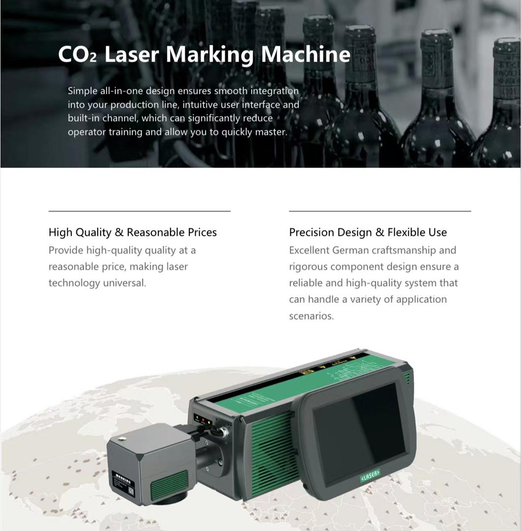 Lbc30 30W CO2 Laser Marking Machine for PVC/PPR/HDPE Pipe Fly Mode for Automatic Intelligent Laser Machine